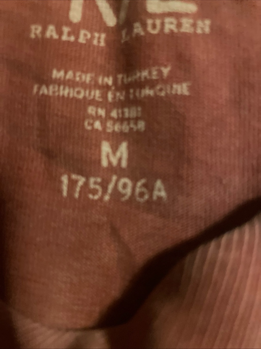 Ralph Lauren Double RL Rust Red Graphic Short Sleeve Tee - Picture 5 of 5